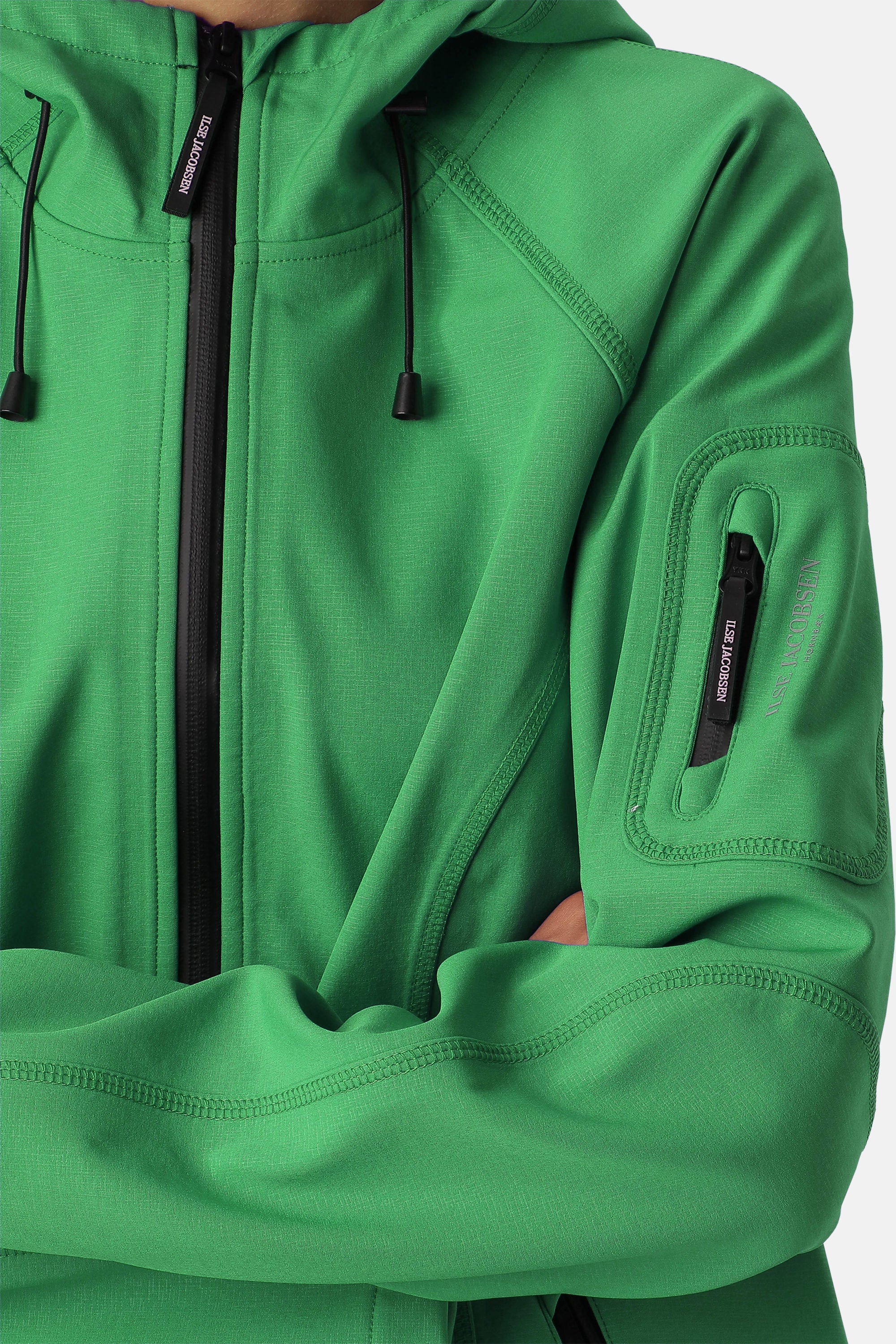 Long Softshell Raincoat - Evergreen